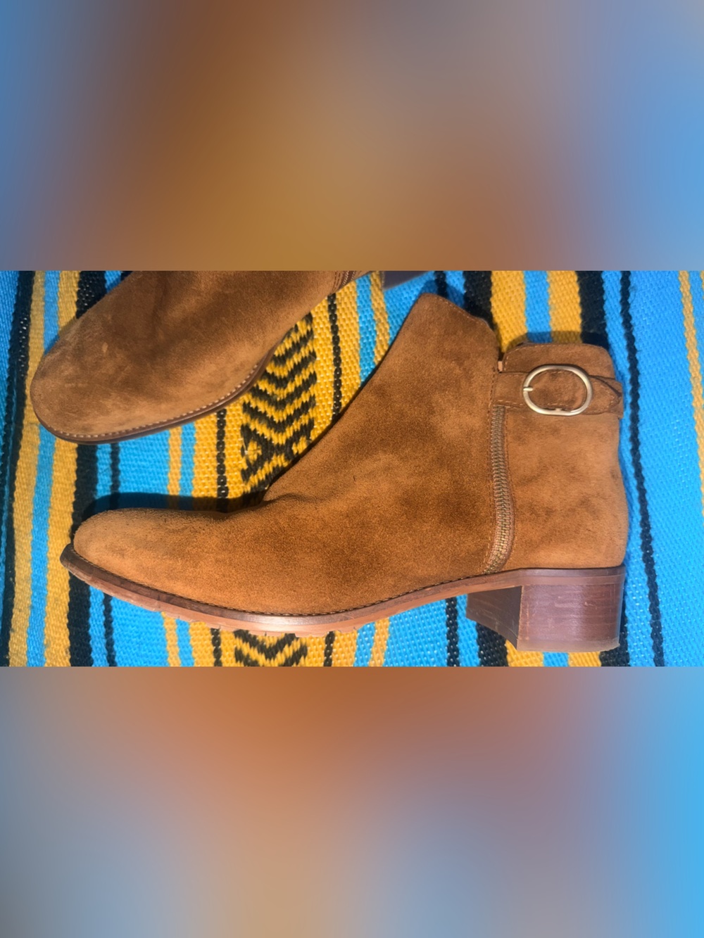 Aquatalia Brown Suede Ankle Boots